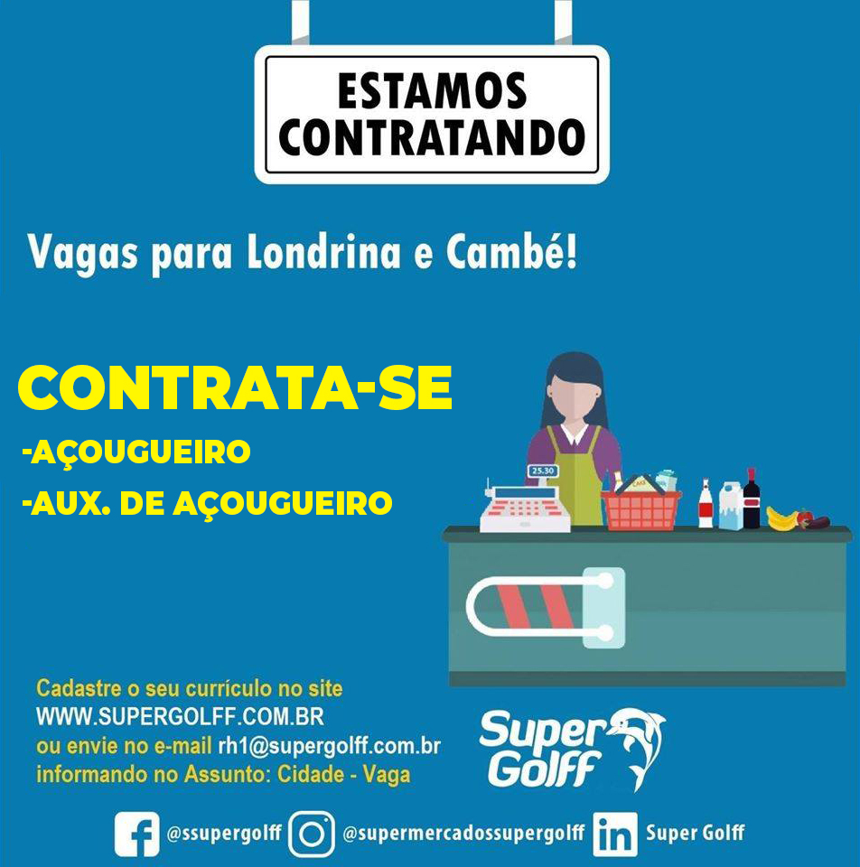 Supermercados Super Golff - . 🚨Atenção Jovens de Londrina com idade entre  14 a 24 anos🚨⠀ Estão abertas as inscrições para o processo seletivo de  Jovem Aprendiz da Rede Super Golff para
